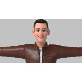 Ryan Cartoon Man Handsome Guy